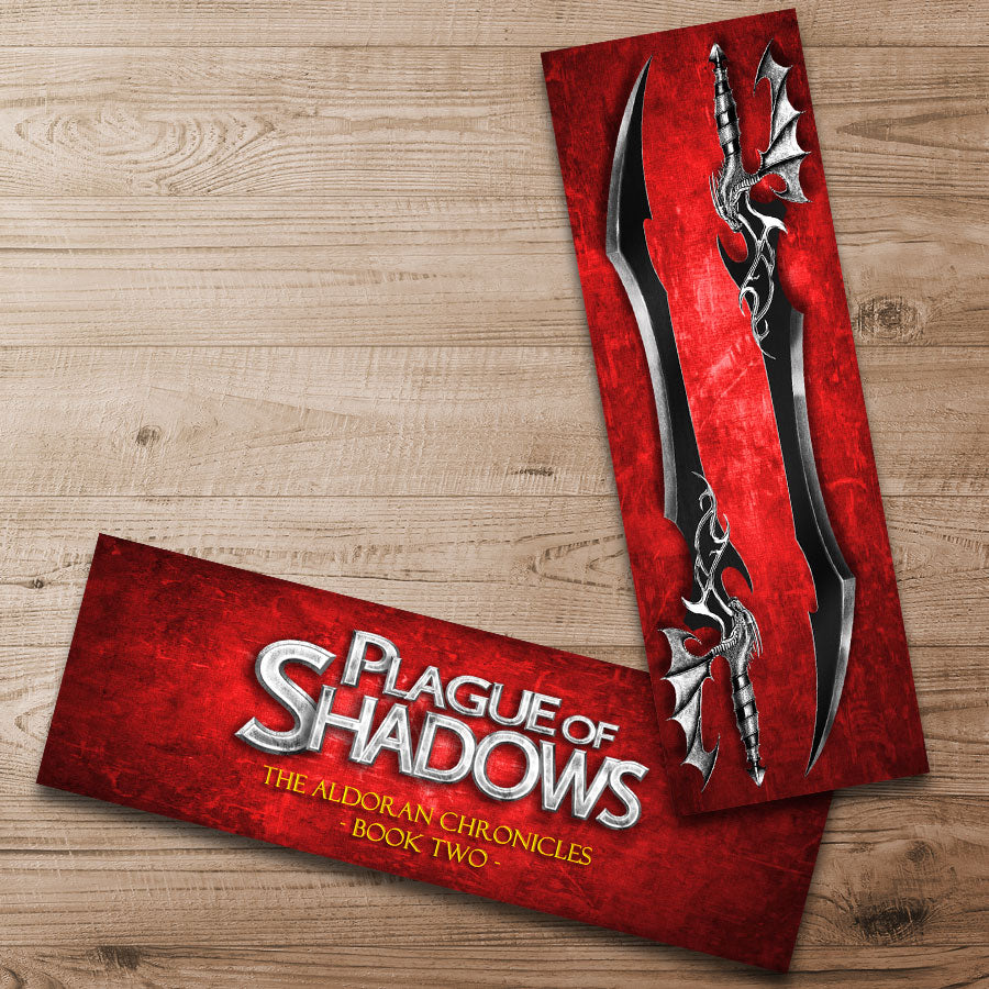 Plague of Shadows Signed Paperback With Bookmark