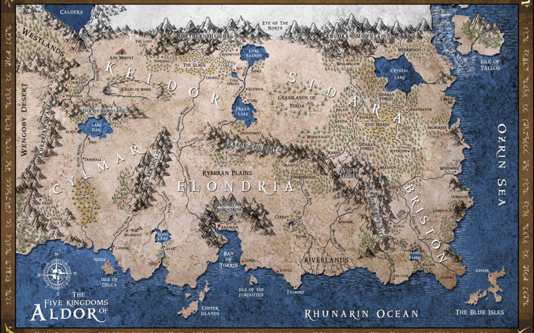 Fantasy Map of Aldor | The Aldoran Chronicles